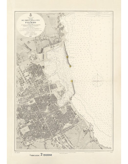 A25 - Piano del porto e della città di Palermo - Storica