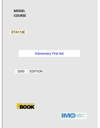 ETA113E - Elementary First Aid - DIGITAL EDITION