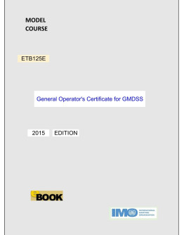 ETB125E -  General Operator's Certificate for GMDSS - DIGITAL EDITION