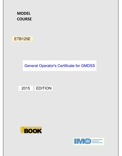 ETB125E -  General Operator's Certificate for GMDSS - DIGITAL EDITION