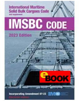 IMO KL260E IMSBC Code and Supplement - VERSIONE DIGITALE