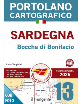 Portolano cartografico 13 Sardegna e Bocche di Bonifacio 