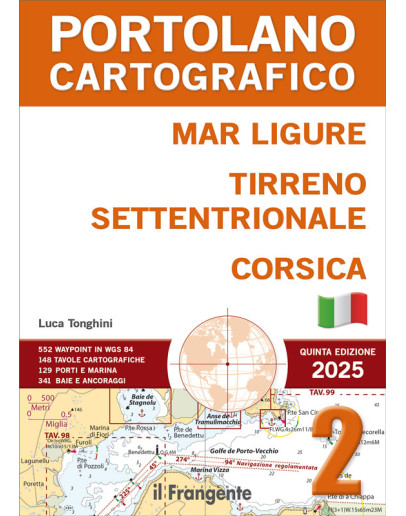 Portolano Cartografico 2 - Mar Ligure - Tirreno Settenttrionale - Corsica