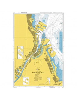 902 - International Chart Series, The Sound – Denmark, Københavns Havn - Plan A) Northern Part - Plan B) Southern Part - Plan C) Inderhavnsbroen Passage Span - Plan D) Knippelsbros Passage Span 					