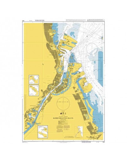 902 - International Chart Series, The Sound – Denmark, Københavns Havn - Plan A) Northern Part - Plan B) Southern Part - Plan C) Inderhavnsbroen Passage Span - Plan D) Knippelsbros Passage Span 					