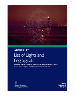 NP80 - ADMIRALTY List of Lights & Fog Signals - Volume G  Coverage: Western Side of South Atlantic Ocean and East Pacific Ocean - From Cabo Orange to Point Barrow and Hawaiian Islands								