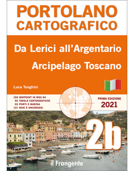 PORTOLANO CARTOGRAFICO 2B - Form Lerici to Argentario Arcipelago toscano
