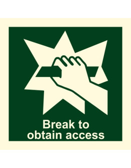 BREAK TO OBTAIN ACCESS