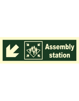 ASSEMBLY STATION (DOWN AND LEFT FROM HERE)