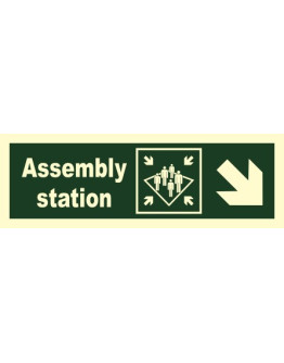 ASSEMBLY STATION (DOWN AND RIGHT FROM HERE)