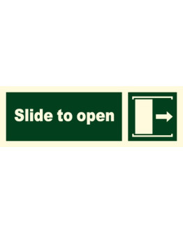 SLIDE TO OPEN