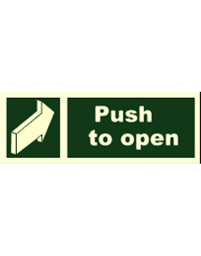 PUSH TO OPEN