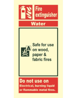 FIRE EXTINGUISHER - WATER
