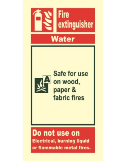 FIRE EXTINGUISHER - WATER