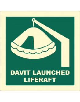 DAVIT-LAUNCHED LIFERAFT