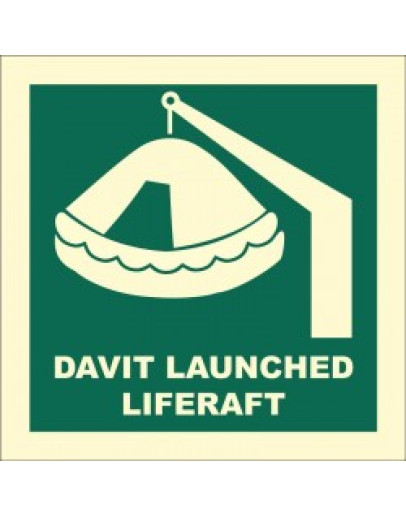 DAVIT-LAUNCHED LIFERAFT