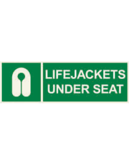 LIFEJACKET UNDER SEAT