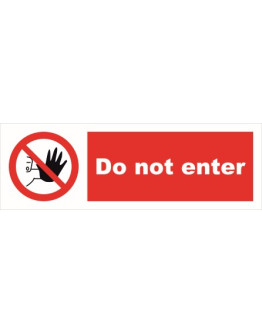 DO NOT ENTER