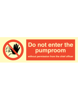DO NOT ENTER THE PUMP ROOM