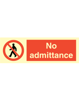 NO ADMITTANCE