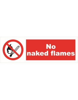 NO NAKED FLAMES
