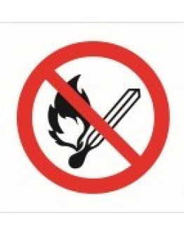 NO OPEN FLAME