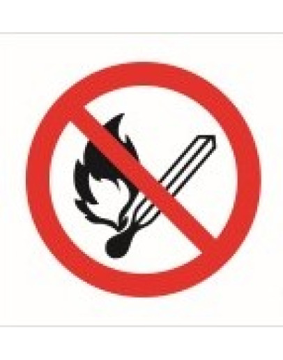 NO OPEN FLAME