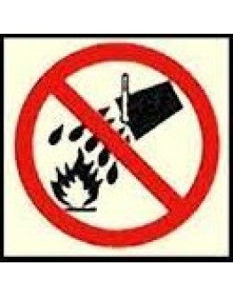 DO NOT EXTINGUISH WITH WATER 