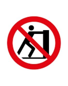 NO PUSHING