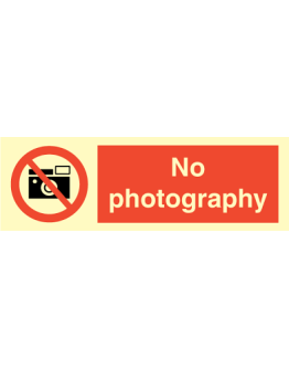 NO PHOTOGRAPHY ALLOWED