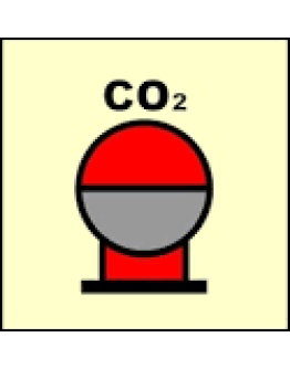 FIXED CO2 / NITROGEN BOTTLE IN PROTECTED AREA
