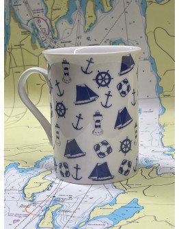 Mug Nautical White