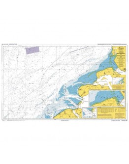 110 - International Chart Series, North Sea, Netherlands, Westkapelle to Stellendam and Maasvlakte - Plan A) Noordland Roompotsluis - Plan B) Slijkgat to Stellendam					