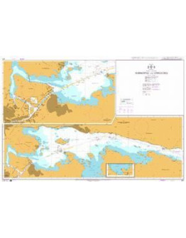 847 - Sweden - East Coast, Norrköping and Approaches - Plan A) Approaches to Norrköping - Plan B) Norrköpings Hamn - Plan C) Continuation at Same Scale					