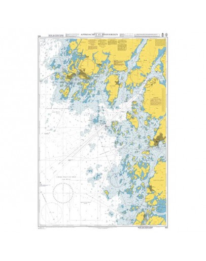 853 - Sweden - West Coast, Approaches to Brofjorden								