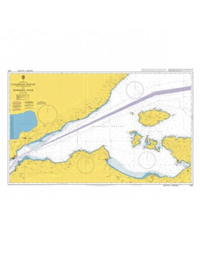 1004 - Turkey - Marmara Denizi, Çanakkale Boğazi (The Dardanelles) to Marmara Adasi - Plan A) İçdaş 1 - Plan B) İçdaş 2			