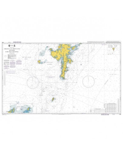 1119 - International Chart Series, United Kingdom, Orkney and Shetland Islands Fair Isle Channel