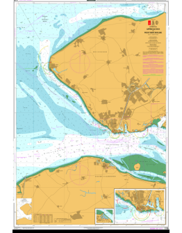 116 - International Chart Series, Netherlands, Approaches to Westerschelde - Plan A) Vlissingen - Plan B) Breskens							