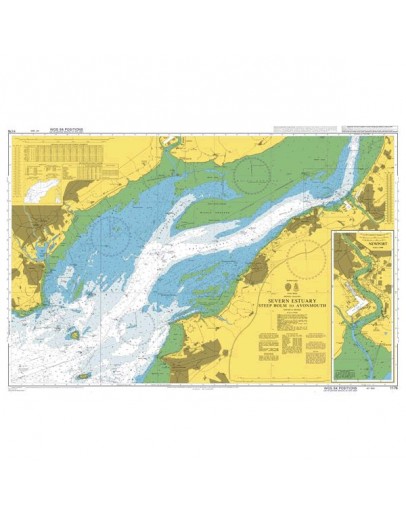 1176 -  International Chart Series, Bristol Channel, Severn Estuary, Steep Holm to Avonmouth - Newport					