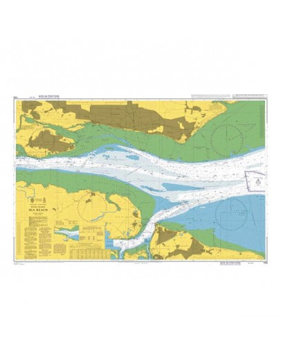 1185 -  England - East Coast, River Thames, Sea Reach - Continuation of Hole Haven Creek					
