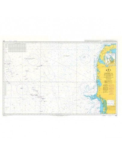 1422 - International Chart Series, North Sea, Esbjerg to Hanstholm including Offshore Oil and Gas Fields - Plan A) Hanstholm							