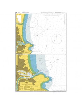 1446 - International Chart Series, Scotland - East Coast, Aberdeen Harbour - Approaches to Aberdeen					