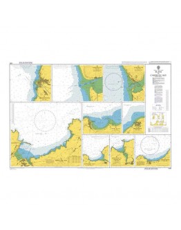 1484 - Wales - West Coast, Plans in Cardigan Bay - Plan A) Aberystwyth - Plan B) Aberdovey - Plan C) Barmouth - Plan D) Fishguard Bay - Plan E) New Quay 										