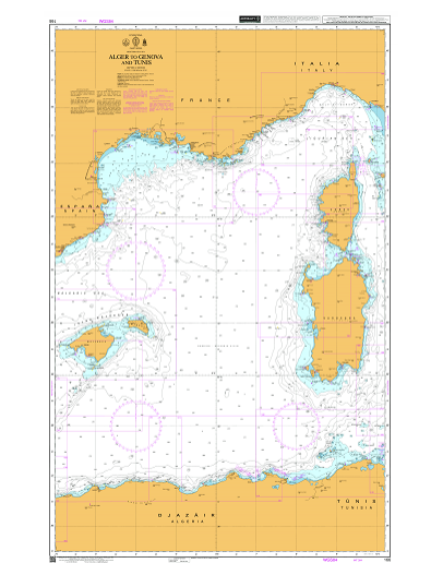 166 - Alger to Genova and Tunis