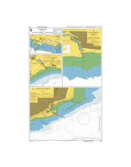 1991 - Harbours on the South Coast of England - Plan A) Brighton Marina - Plan B) Littlehampton Harbour - Plan C) Rye Harbour - Plan D) Folkestone Harbour