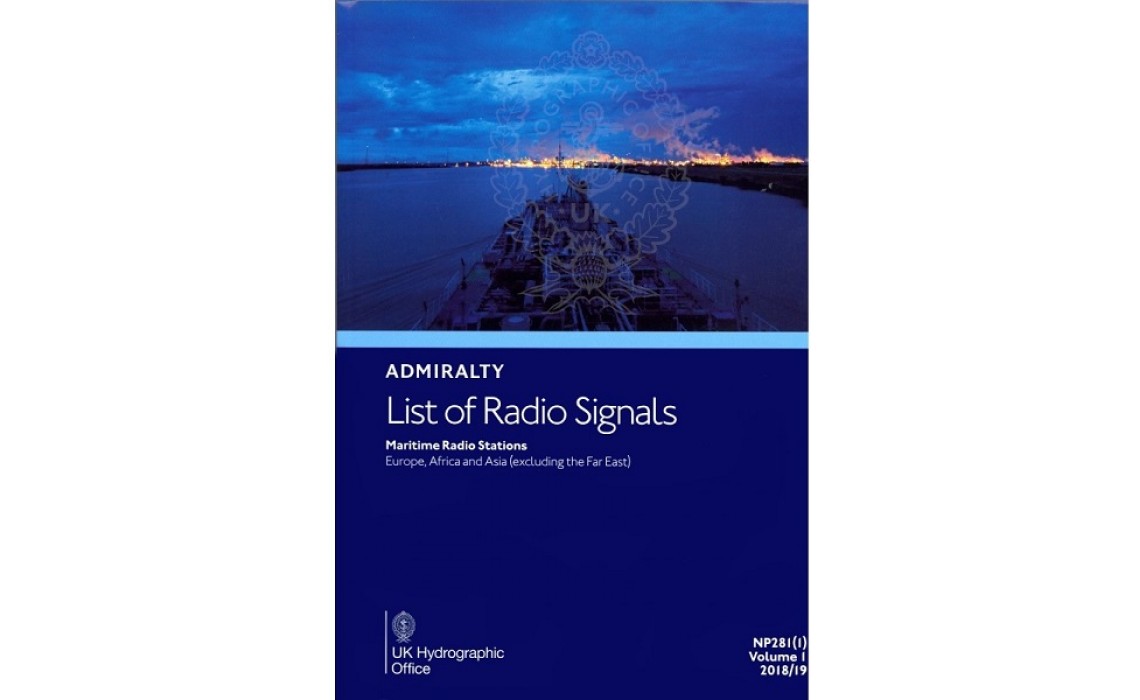 ADMIRALTY  NEW LIST OF RADIO SIGNALS 281/1 - 03/11/2018