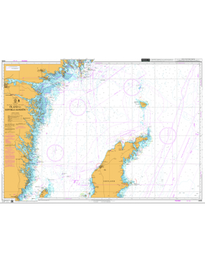 2055 International Chart Series, Baltic Sea - Sweden - East Coast, Öland to Gotska Sandön				