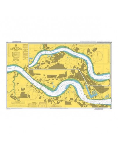 2151 - International Chart Series, England - East Coast, River Thames, Tilbury to Margaret Ness - Plan A) Continuation at same scale 									