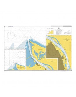 2261 - Colombia - North coast, Puerto Barranquilla and approaches - Plan A) Approaches to Puerto Barranquilla - Plan B) Puerto Barranquilla - Plan C) Continuation of Puerto Barranquilla								