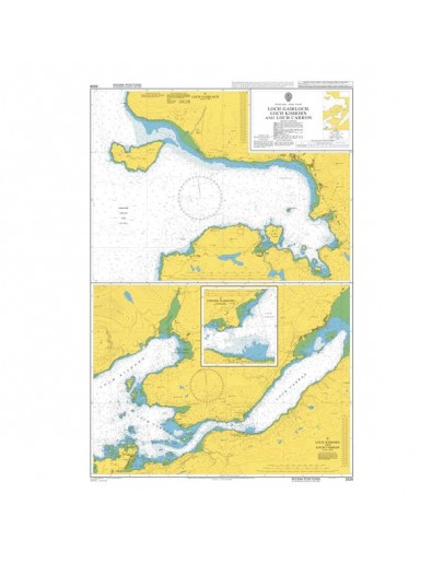 2528 - Scotland - West Coast, Loch Gairloch, Loch Kishorn and Loch Carron - Plan A) Loch Gairloch - Plan B) Loch Kishorn and Loch Carron - Plan C) Strome Narrows